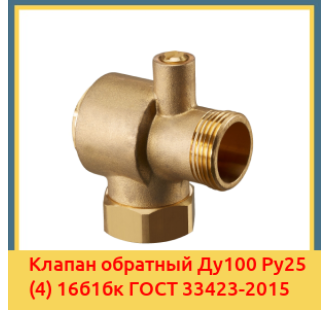 Клапан обратный Ду100 Ру25 (4) 16б1бк ГОСТ 33423-2015 в Талдыкоргане
