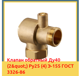 Клапан обратный Ду40 (2") Ру25 (4) Э-155 ГОСТ 3326-86 в Талдыкоргане