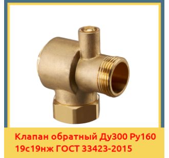 Клапан обратный Ду300 Ру160 19с19нж ГОСТ 33423-2015 в Талдыкоргане