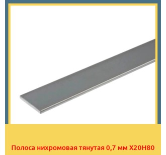 Полоса нихромовая тянутая 0,7 мм Х20Н80 в Талдыкоргане