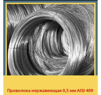 Проволока нержавеющая 0,5 мм AISI 409 в Талдыкоргане