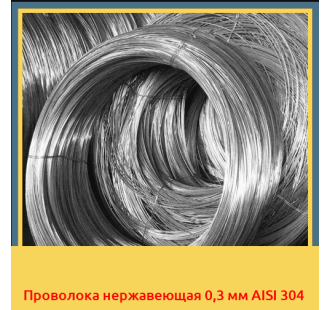 Проволока нержавеющая 0,3 мм AISI 304 в Талдыкоргане